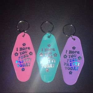 Lot of 3 Saying Adult Keychains